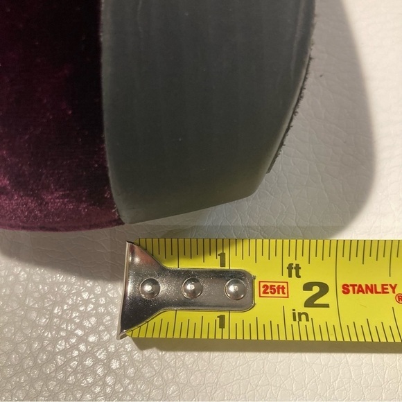 FITFLOP Sz  10 Superskate Burgundy Velveteen Flats Slip-on Comfort Shoes - Picture 13 of 13